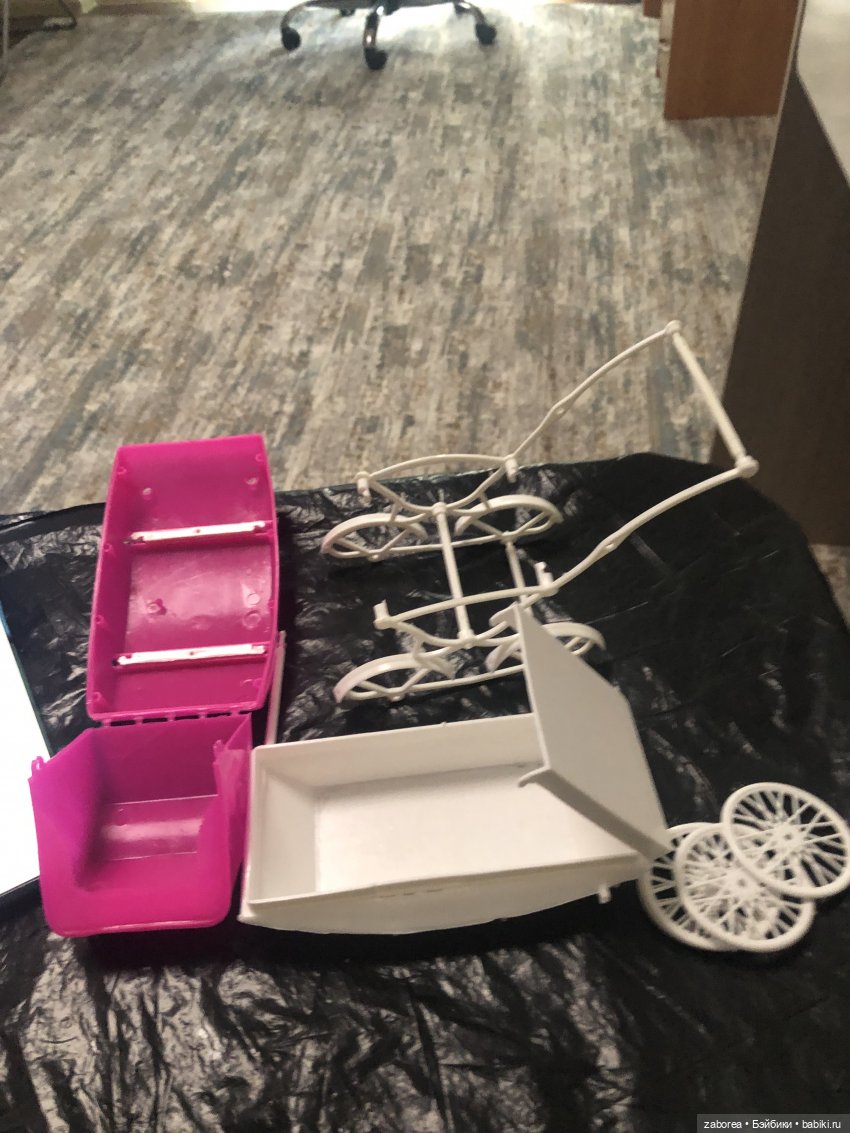 Коляска в стиле ретро. Переделка для 1:6 (фото 7)