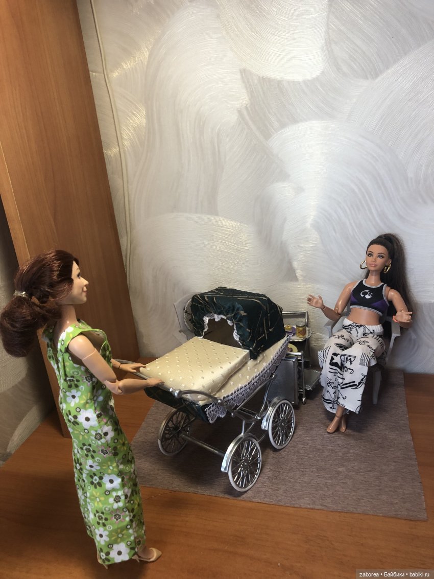 Коляска в стиле ретро. Переделка для 1:6