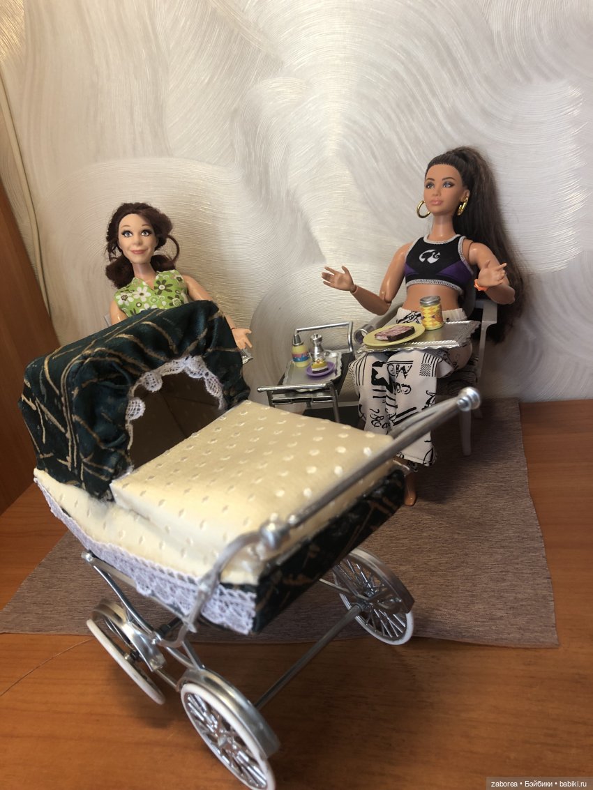 Коляска в стиле ретро. Переделка для 1:6