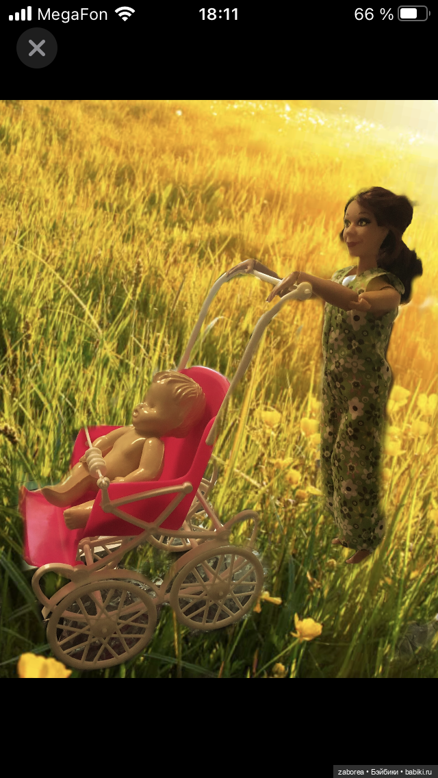 Коляска в стиле ретро. Переделка для 1:6 (фото 6)