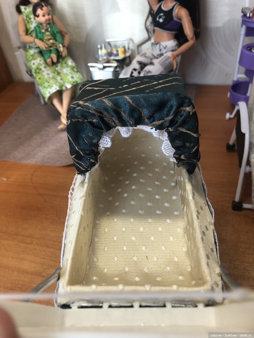 Коляска в стиле ретро. Переделка для 1:6