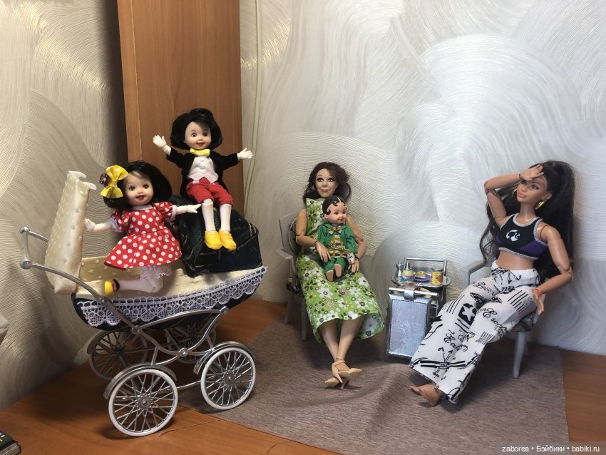 Коляска в стиле ретро. Переделка для 1:6