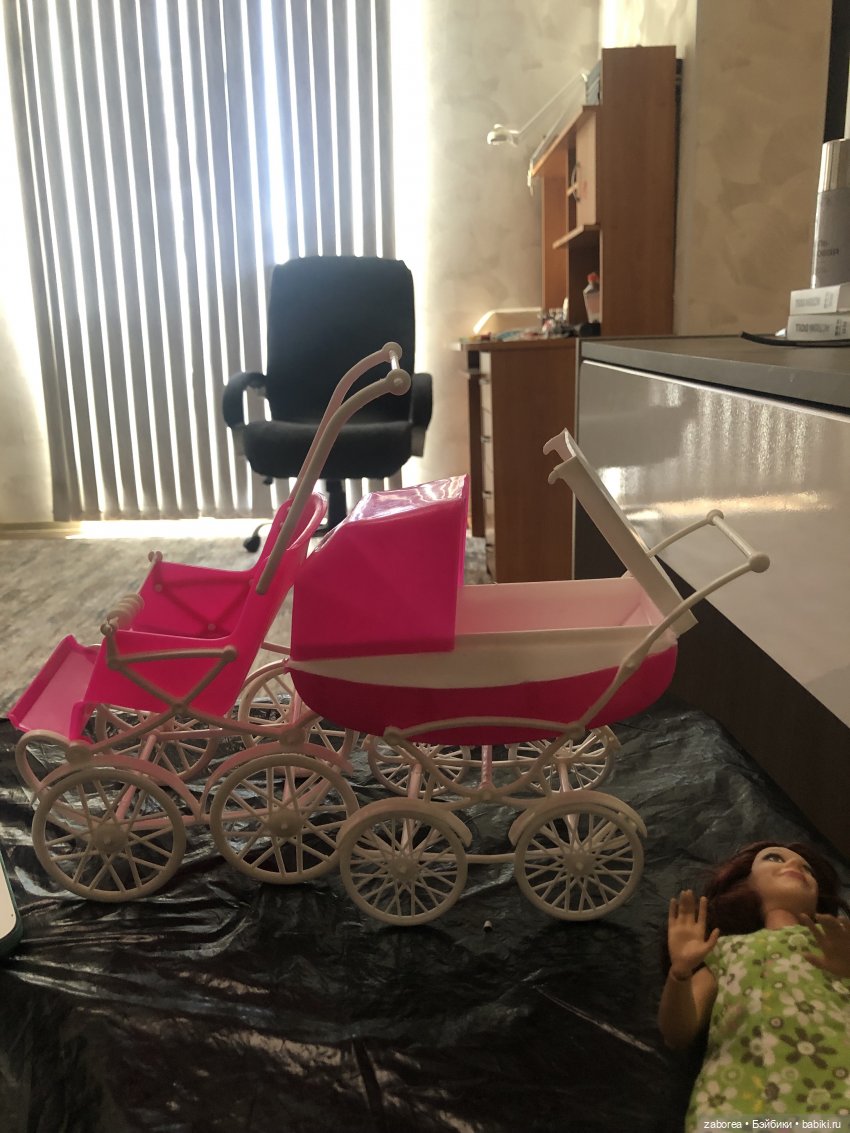 Коляска в стиле ретро. Переделка для 1:6
