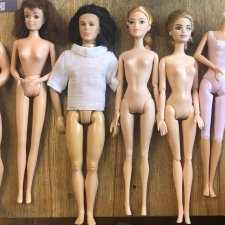 Большой лот игровых кукол-аналогов и винтажных тел