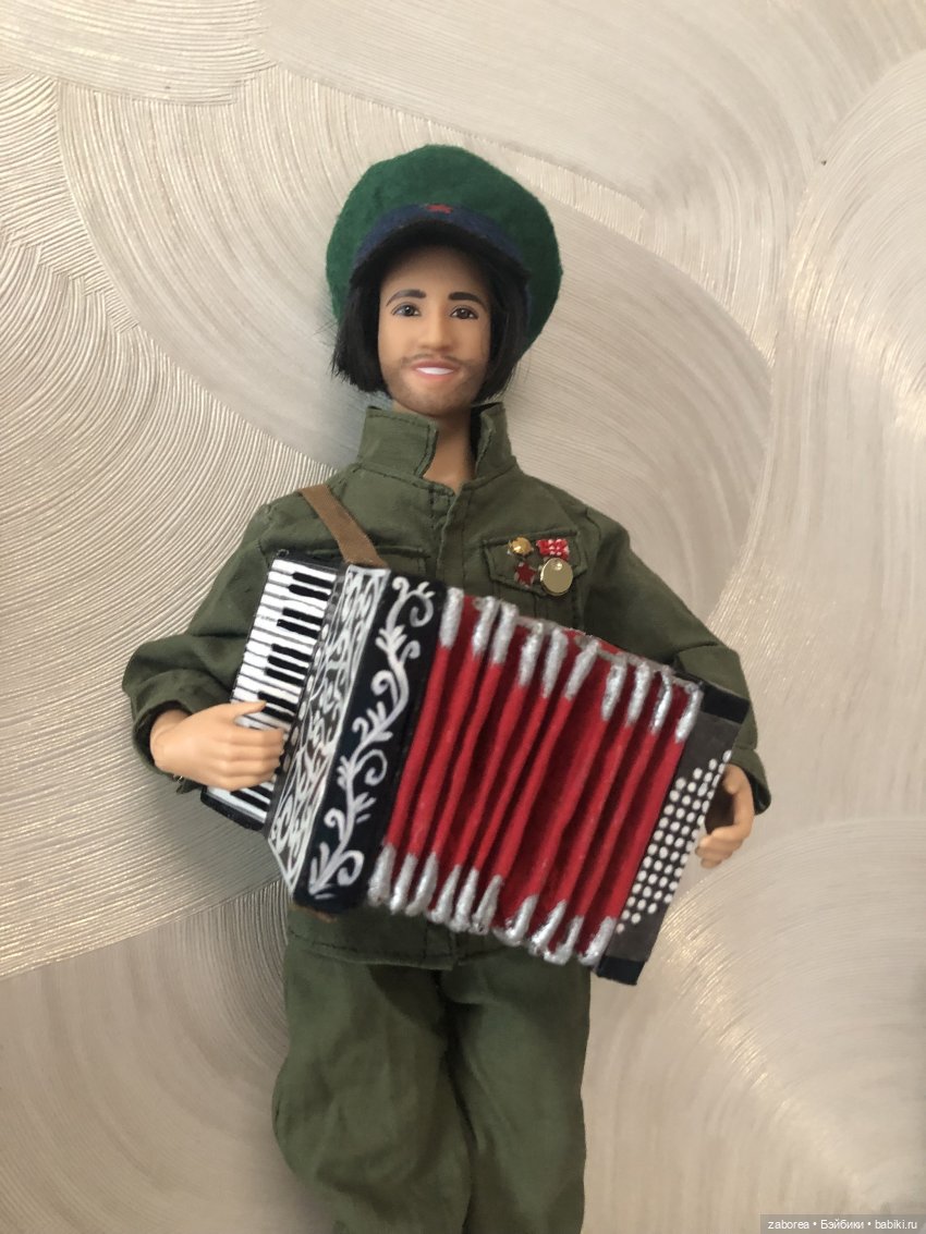 Аккордеон и мелодика. Продолжаю делать инструменты для своего кукольного народного ансамбля