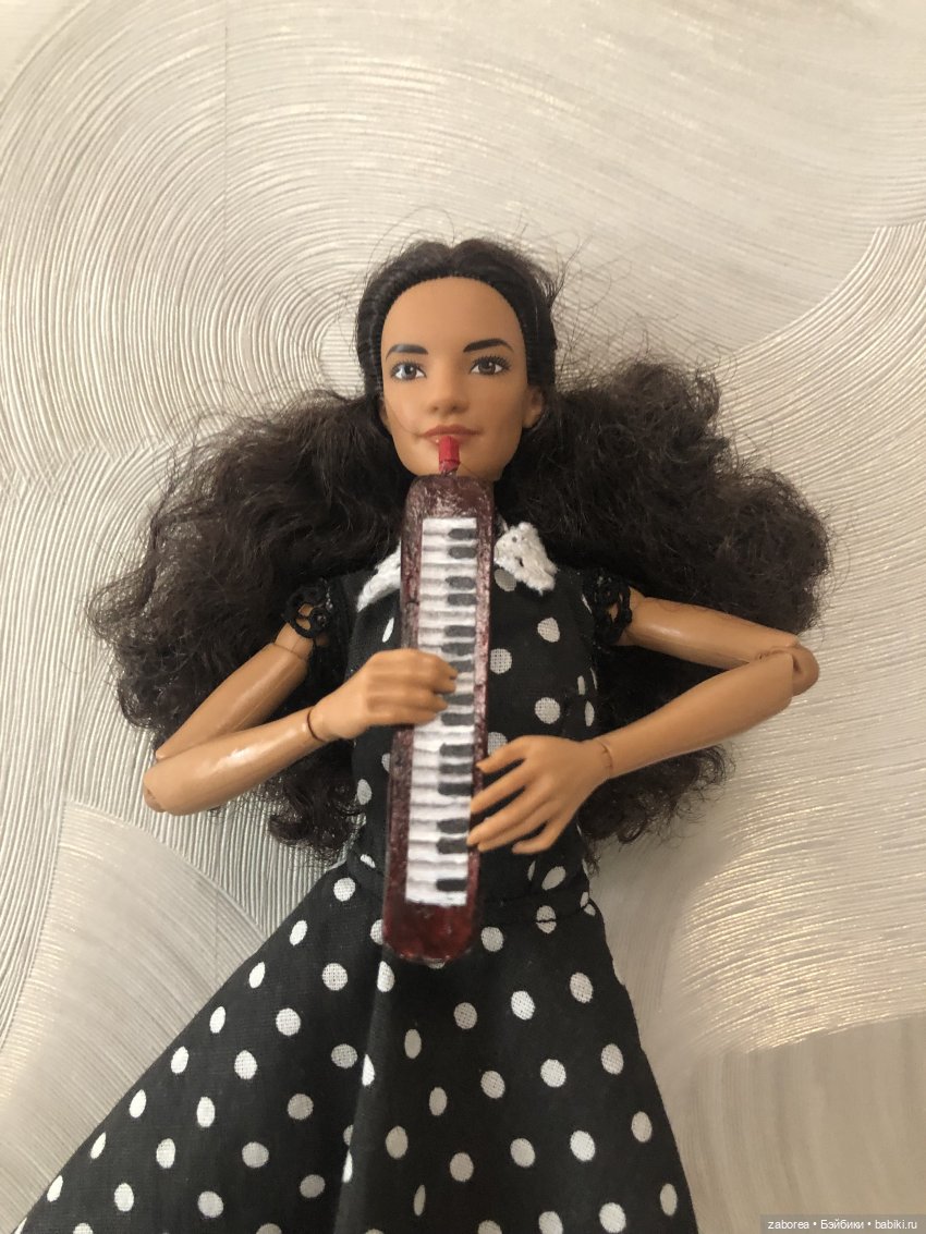 Аккордеон и мелодика. Продолжаю делать инструменты для своего кукольного народного ансамбля (фото 5)