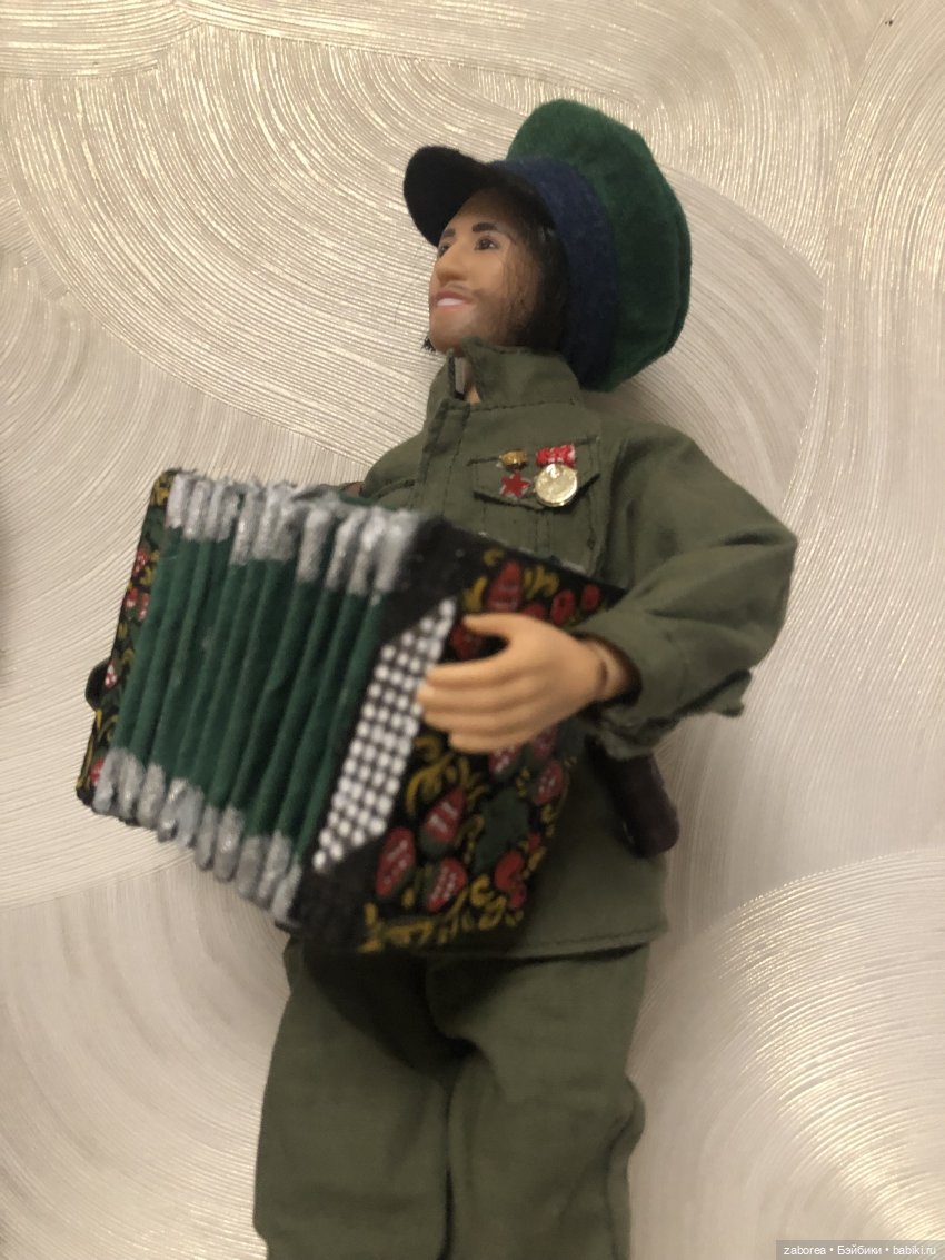 Аккордеон и мелодика. Продолжаю делать инструменты для своего кукольного народного ансамбля (фото 8)