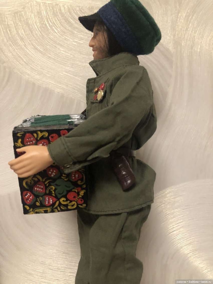 Аккордеон и мелодика. Продолжаю делать инструменты для своего кукольного народного ансамбля (фото 7)