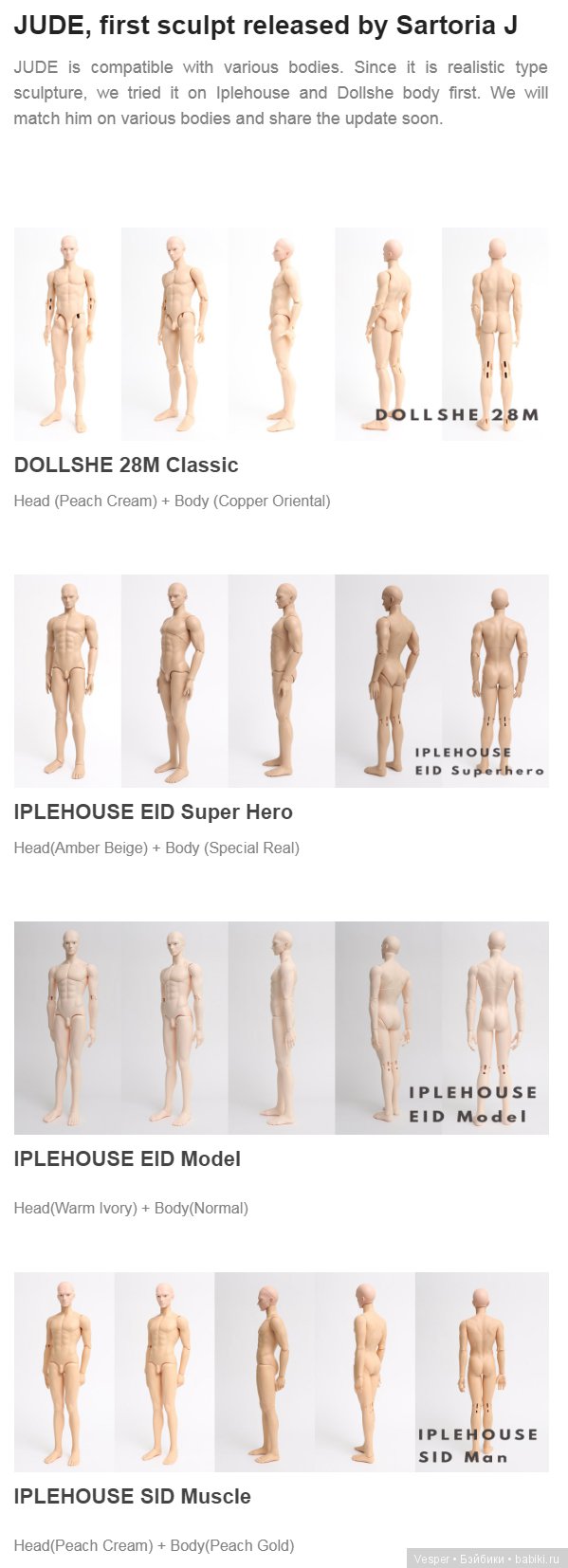 Голова Jude от Sartoria J (фото 2)