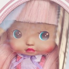 Продам тановую малышку с розовыми волосами BibooDoll