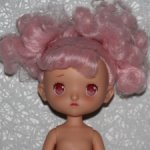 Продам куколку нюд Pinkneon с розовыми волосами