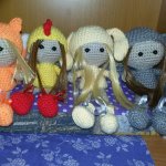 Мои "кукло-звери". Игрушки вязанные крючком