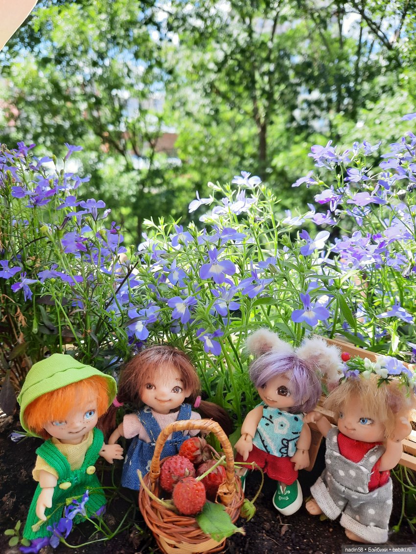 Малыши с ягодной полянки — Лепка авторских игрушек и папье (фото 5)