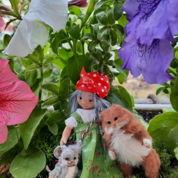 Дневник кота Василия. Каникулы Ягуси🍄🌿 ч1