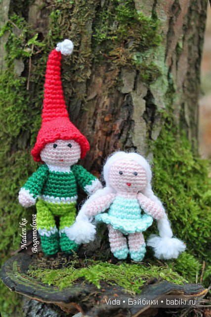 Куколка Ляля и гномик Вася. Авторские игрушки своими руками Наденьки Богомоловой