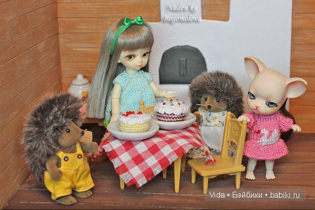 История о том, как Миу и Марси пекли тортики. Hujoo baby и Pang Ju