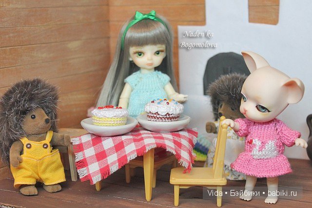 История о том, как Миу и Марси пекли тортики. Hujoo baby и Pang Ju