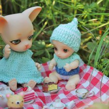 Чаепитие на траве (Hujoo Baby, Brownie little comfort, Pang-Ju)