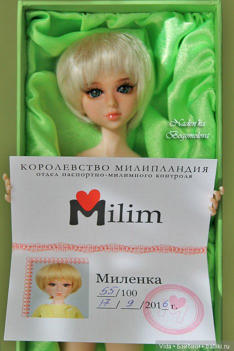Миленка от Studio Milim — Куклы Milim Studio (Милим): российские БЖД (фото 3)