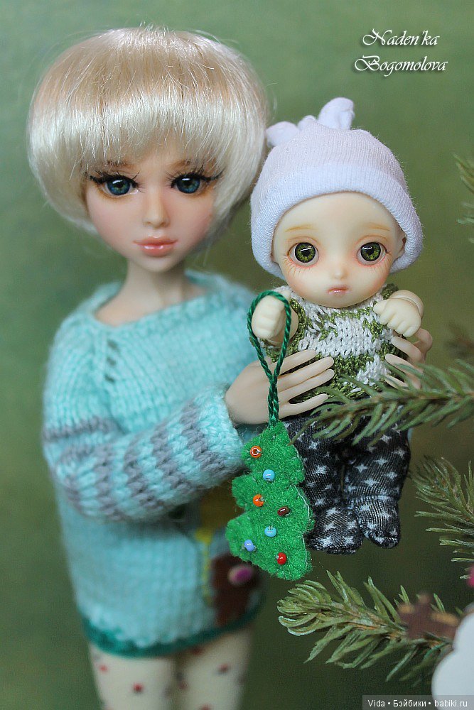 Микки и Миленка украшают ёлочку (Felix Small Comfort и Миленка от Studio Milim) (фото 2)