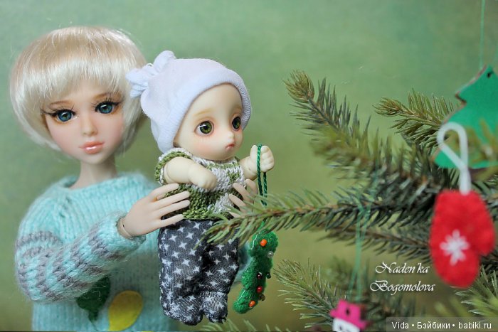 Микки и Миленка украшают ёлочку (Felix Small Comfort и Миленка от Studio Milim) (фото 3)