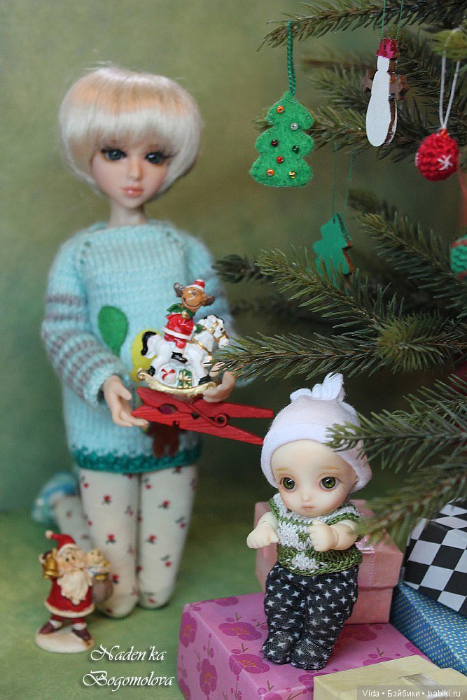 Микки и Миленка украшают ёлочку (Felix Small Comfort и Миленка от Studio Milim) (фото 6)