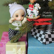 Микки и Миленка украшают ёлочку (Felix Small Comfort и Миленка от Studio Milim)