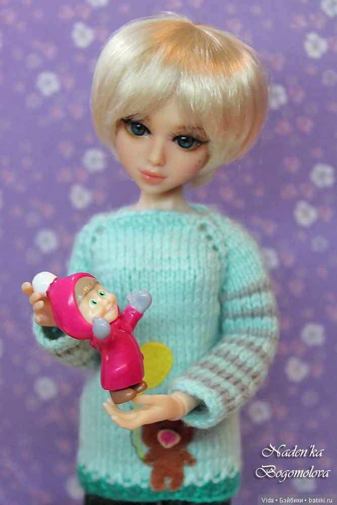 Новогодняя открытка. Миленка от Studio Milim