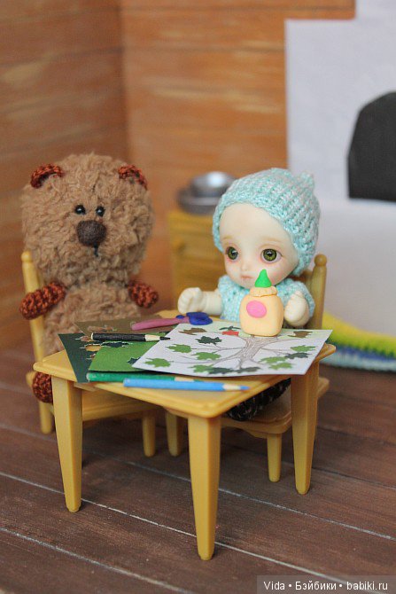 Микки делает аппликацию. Brownie Little Comfort