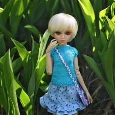 Краски весны. Кукла БЖД  Миленка от Studio Milim