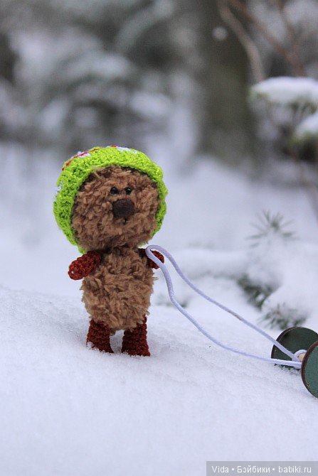 Новогодние открытки. Hujoo Baby, Felix (Brownie) Small Comfort