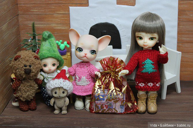 Новогодние открытки. Hujoo Baby, Felix (Brownie) Small Comfort