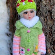 С куколкой  кармашке. Миленка от Studio Milim