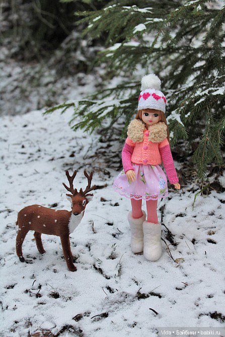 Прогулка с оленем — Куклы Takara Tomy (Такара): Licca (Ликка) (фото 5)
