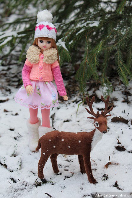 Прогулка с оленем — Куклы Takara Tomy (Такара): Licca (Ликка) (фото 4)