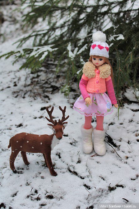 Прогулка с оленем — Куклы Takara Tomy (Такара): Licca (Ликка) (фото 2)
