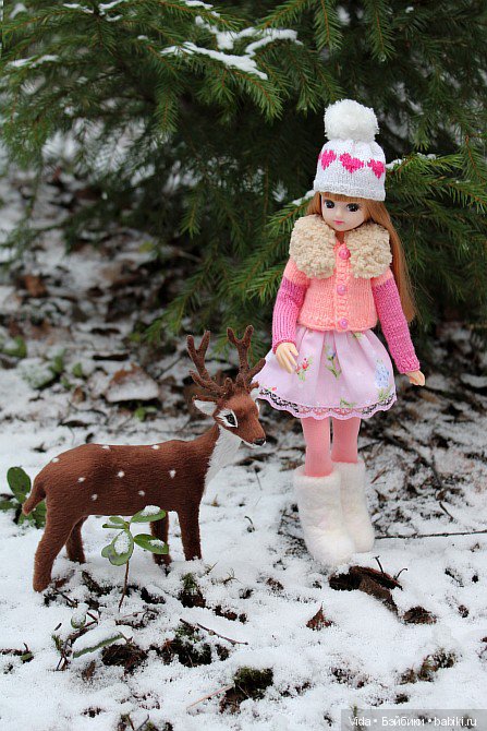 Прогулка с оленем — Куклы Takara Tomy (Такара): Licca (Ликка)