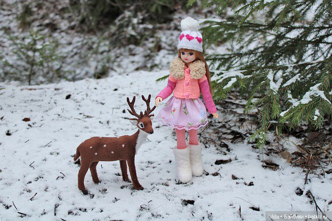 Прогулка с оленем — Куклы Takara Tomy (Такара): Licca (Ликка) (фото 6)
