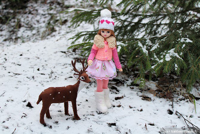 Прогулка с оленем — Куклы Takara Tomy (Такара): Licca (Ликка) (фото 7)