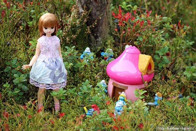 В гостях у Смурфиков — Куклы Takara Tomy (Такара): Licca (Ликка)