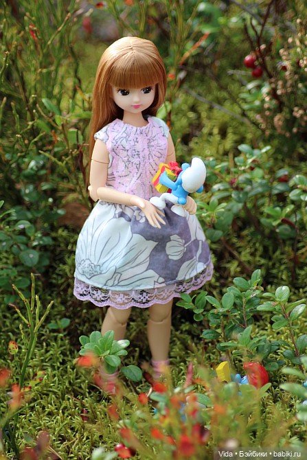 В гостях у Смурфиков — Куклы Takara Tomy (Такара): Licca (Ликка) (фото 9)