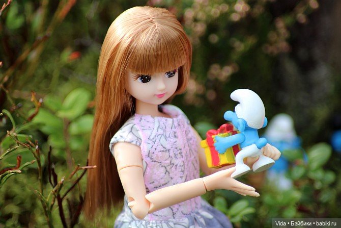 В гостях у Смурфиков — Куклы Takara Tomy (Такара): Licca (Ликка)