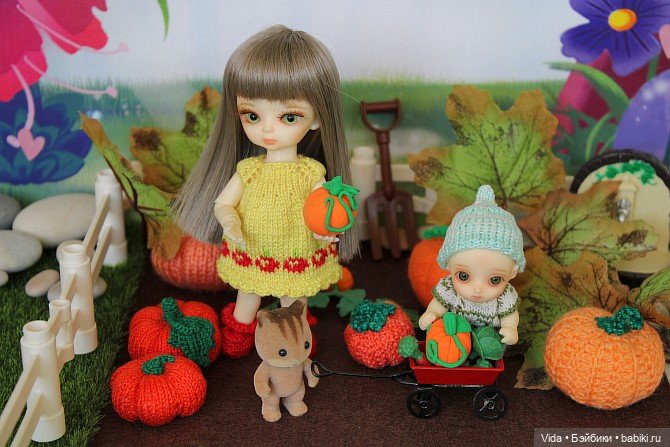 Урожай тыквочек — Фотоистории с куклами BJD (БЖД): сериалы (фото 7)