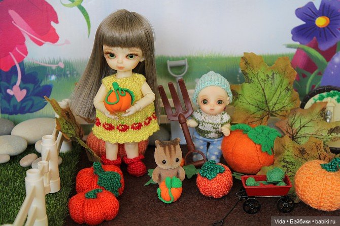 Урожай тыквочек — Фотоистории с куклами BJD (БЖД): сериалы (фото 5)