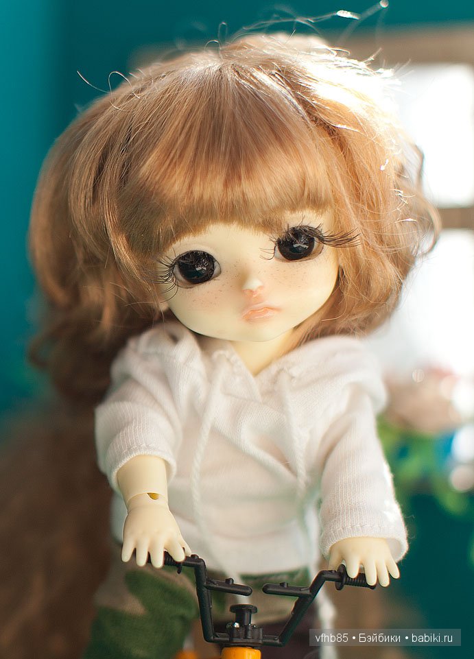 Марьяна учится кататься на велосипеде =)) | Бэйбики Марьяна учится кататься на велосипеде =)) (фото 4)