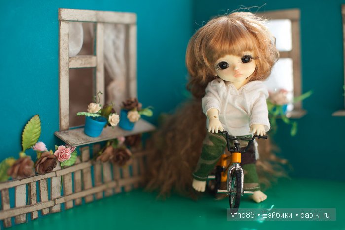 Марьяна учится кататься на велосипеде =)) | Бэйбики Марьяна учится кататься на велосипеде =)) (фото 3)