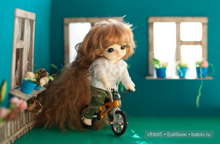 Марьяна учится кататься на велосипеде =)) | Бэйбики Марьяна учится кататься на велосипеде =)) (фото 5)
