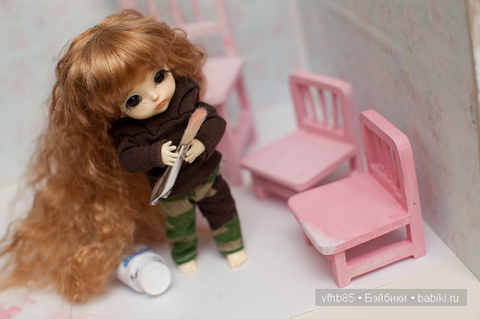А у нас ремонт на кухне | Бэйбики А у нас ремонт на кухне — Куклы Latidoll (Лати): BJD (БЖД) (фото 3)