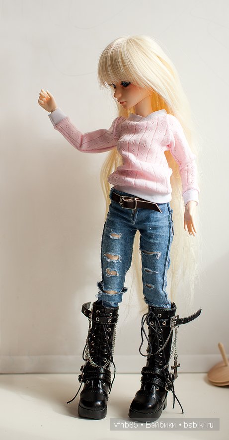 Сапожки для Хлои — Одежда и обувь для кукол BJD (БЖД): 1/3 (фото 3)