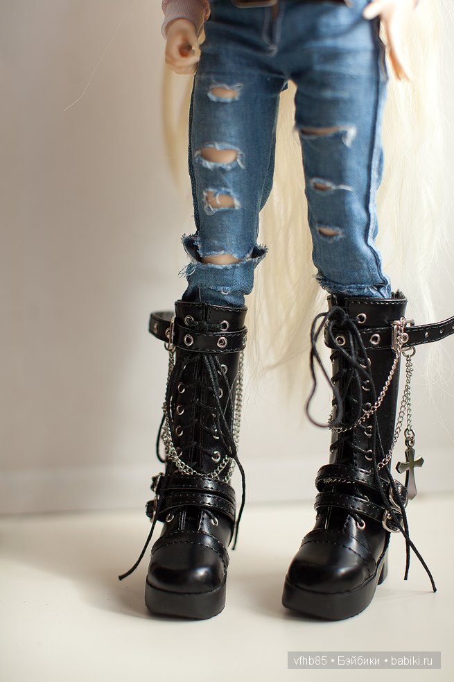 Сапожки для Хлои — Одежда и обувь для кукол BJD (БЖД): 1/3 (фото 4)